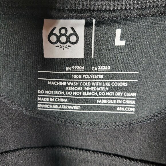 NEW Genuine 686 Women Stardust Bonded Fleece Full Zip Jacket Black Size Large - Picture 6 of 8